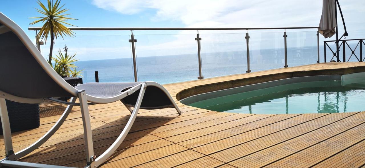 Vue magnifique avec piscine privée et sauna à 10min de Monaco Rocabruna Exterior foto